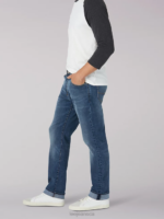 Lee Men Extreme Motion Athletic Tapered Leg Jean Wipeout Clothing 480T685 - Image 3