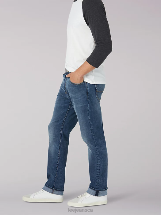 Lee Men Extreme Motion Athletic Tapered Leg Jean Wipeout Clothing 480T685 - Image 3