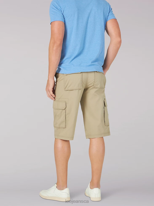 Lee Men Extreme Motion Cameron Relaxed Fit Cargo Short Oscar Khaki Clothing 480T978 - Image 2