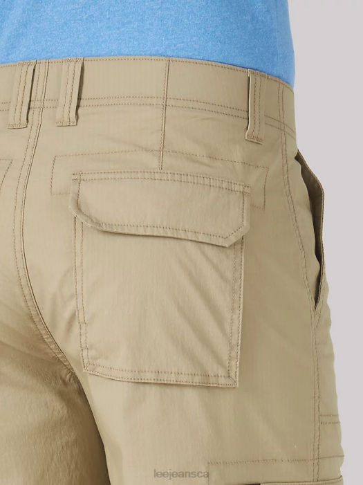 Lee Men Extreme Motion Cameron Relaxed Fit Cargo Short Oscar Khaki Clothing 480T978 - Image 4