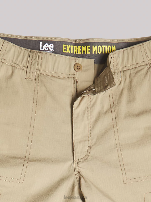Lee Men Extreme Motion Cameron Relaxed Fit Cargo Short Oscar Khaki Clothing 480T978 - Image 6