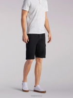Lee Men Extreme Motion Cargo Short (Big & Tall) Black Clothing 480T1060