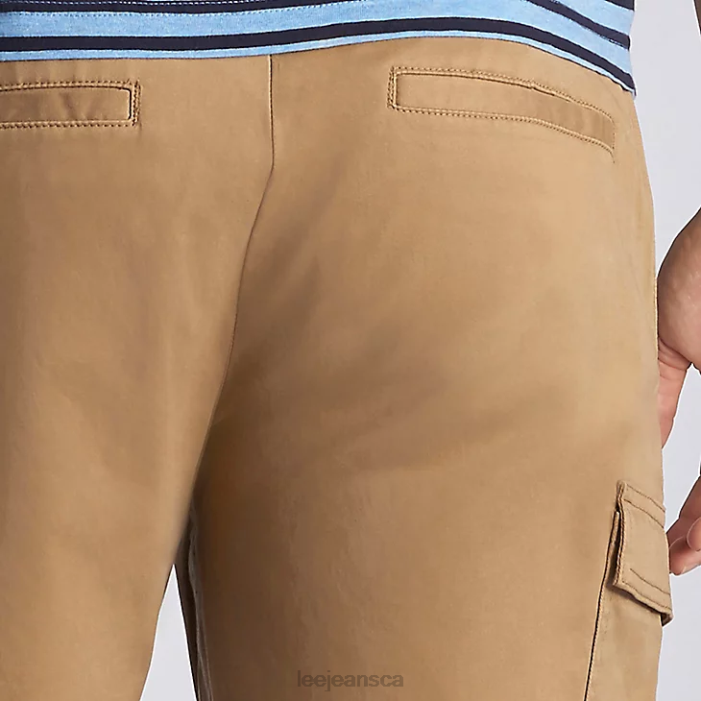Lee Men Extreme Motion Cargo Short (Big & Tall) Original Khaki Clothing 480T1058 - Image 5