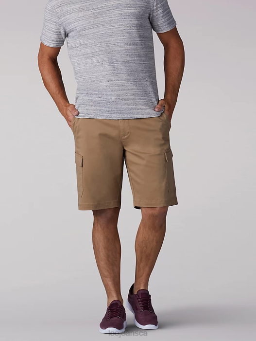 Lee Men Extreme Motion Cargo Short (Big & Tall) Original Khaki Clothing 480T1058 - Image 1