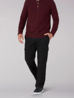 Lee Men Extreme Motion Cargo Twill Pant Buddy Black Clothing 480T812