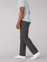 Lee Men Extreme Motion Cargo Twill Pant Charcoal Clothing 480T810 - Image 3