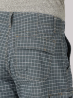 Lee Men Extreme Motion Carolina Cargo Short Grey Plaid Clothing 480T992 - Image 5