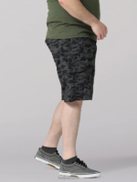 Lee Men Extreme Motion Crossroad Short (Big & Tall) Black Camo Clothing 480T1018 - Image 3