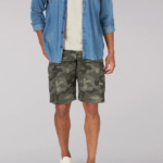 Lee Men Extreme Motion Crossroads Short Woodland Camo Clothing 480T1008