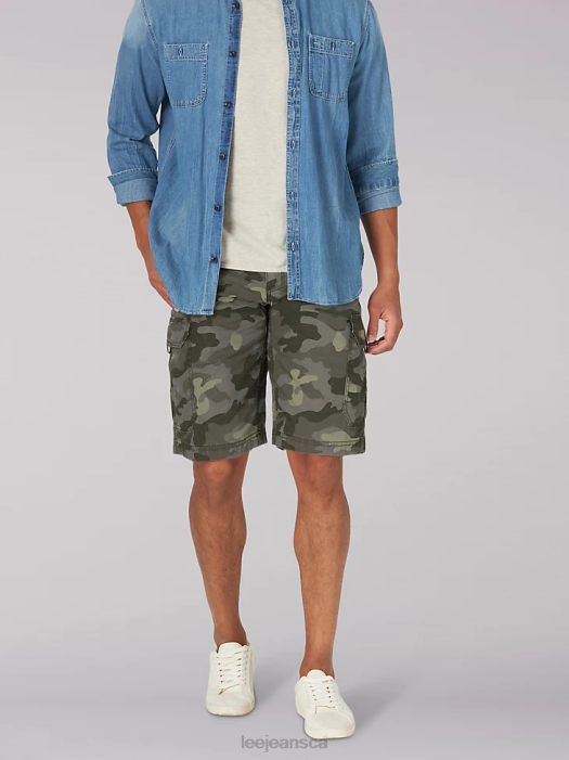 Lee Men Extreme Motion Crossroads Short Woodland Camo Clothing 480T1008 - Image 1