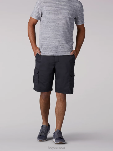 Lee Men Extreme Motion Crossroads Shorts Anthracite Clothing 480T1013