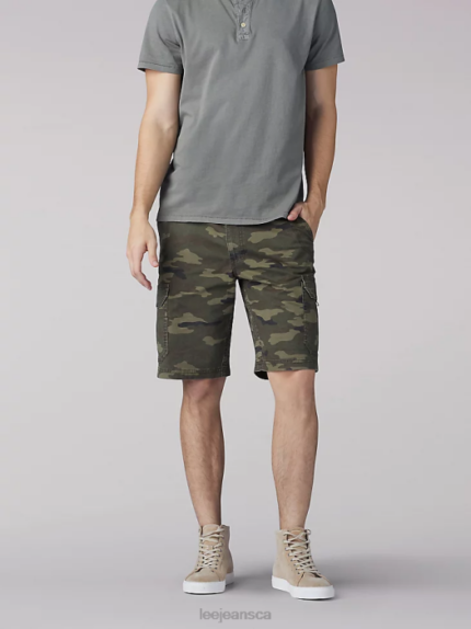 Lee Men Extreme Motion Crossroads Shorts Combat Camo Clothing 480T1012