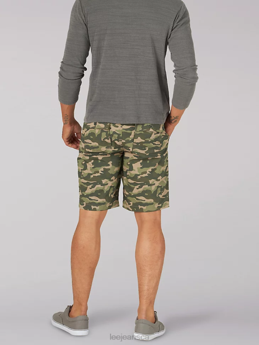 Lee Men Extreme Motion Deep Pocket Utility Short Brown Camo Clothing 480T1030 - Image 2