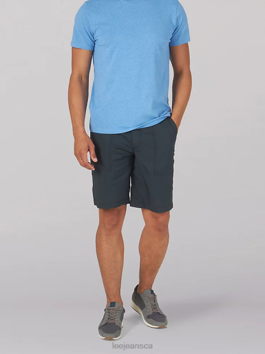 Lee Men Extreme Motion Deep Pocket Utility Short Charcoal Clothing 480T1028 - Image 1