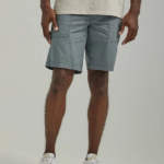Lee Men Extreme Motion Deep Pocket Utility Short Tech Gray Clothing 480T1116