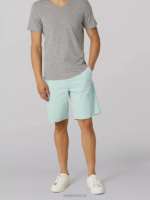 Lee Men Extreme Motion Flat Front Short Sea Green Clothing 480T1081