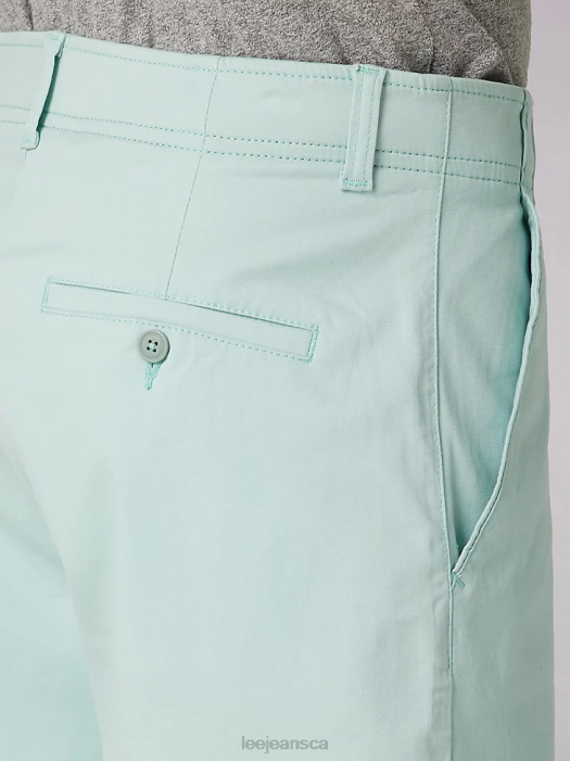 Lee Men Extreme Motion Flat Front Short Sea Green Clothing 480T1081 - Image 4