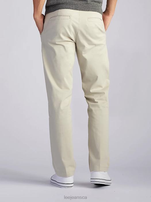 Lee Men Extreme Motion Khaki Pant (Big & Tall) Stone Clothing 480T773 - Image 2