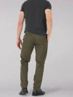 Lee Men Extreme Motion MVP Relaxed Fit Flat Front Pant Forest Clothing 480T754 - Image 2