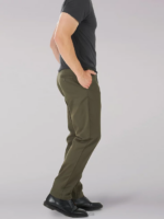 Lee Men Extreme Motion MVP Relaxed Fit Flat Front Pant Forest Clothing 480T754 - Image 3