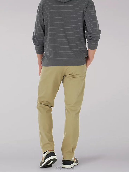 Lee Men Extreme Motion MVP Relaxed Fit Flat Front Pant Kc Khaki Clothing 480T758 - Image 2