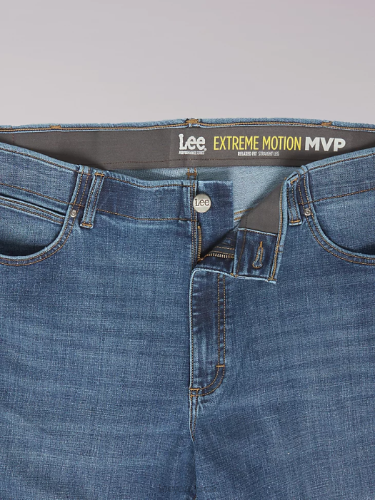 Lee Men Extreme Motion MVP Relaxed Straight Jean (Big & Tall) King Clothing 480T593 - Image 6
