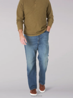Lee Men Extreme Motion MVP Relaxed Straight Jean (Big & Tall) Nelson Clothing 480T591