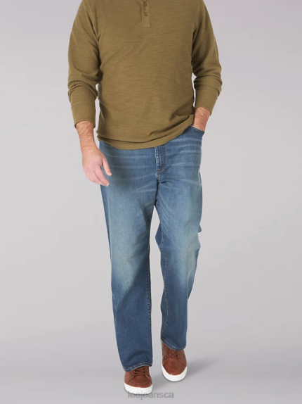 Lee Men Extreme Motion MVP Relaxed Straight Jean (Big & Tall) Nelson Clothing 480T591