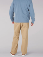 Lee Men Extreme Motion MVP Relaxed Straight Jean (Big & Tall) Oscar Khaki Clothing 480T594 - Image 2