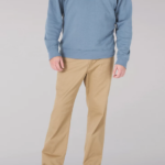 Lee Men Extreme Motion MVP Relaxed Straight Jean (Big & Tall) Oscar Khaki Clothing 480T594