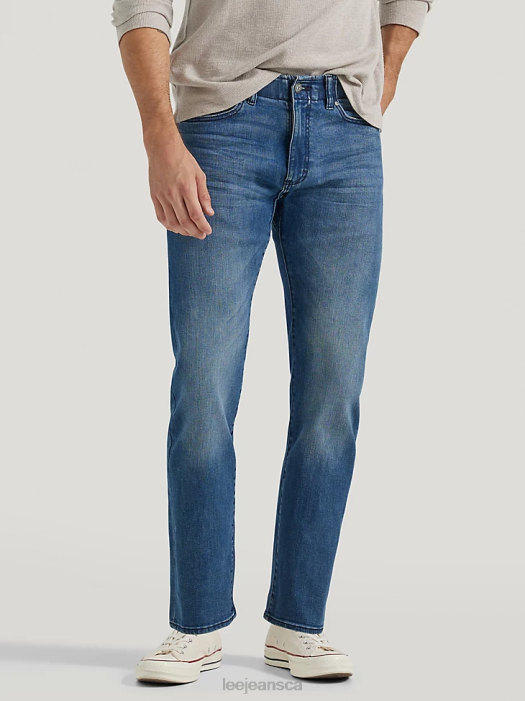 Lee Men Extreme Motion MVP Slim Straight Jean Soar Clothing 480T477 - Image 1
