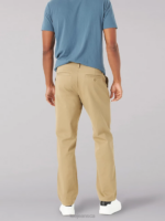 Lee Men Extreme Motion MVP Straight Fit Flat Front Pant Oscar Khaki Clothing 480T746 - Image 2