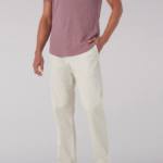 Lee Men Extreme Motion MVP Straight Fit Flat Front Pant Salina Stone Clothing 480T741