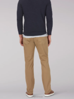 Lee Men Extreme Motion MVP Straight Fit Twill Pant Oscar Khaki Clothing 480T734 - Image 2