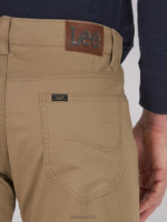 Lee Men Extreme Motion MVP Straight Fit Twill Pant Oscar Khaki Clothing 480T734 - Image 5