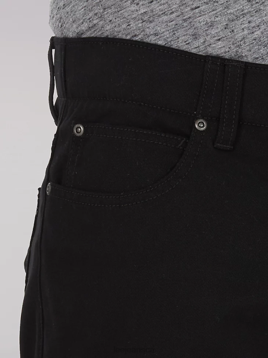Lee Men Extreme Motion MVP Straight Fit Twill Pant Union-Alls Black Clothing 480T732 - Image 5