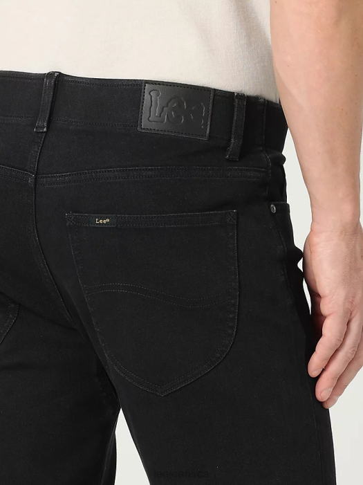 Lee Men Extreme Motion MVP Straight Tapered Jean Black Rinse Clothing 480T612 - Image 5