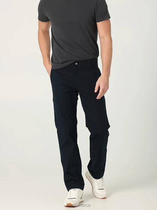 Lee Men Extreme Motion MVP Welt Pocket Canvas Cargo Pant Unionall Black Clothing 480T804 - Image 1