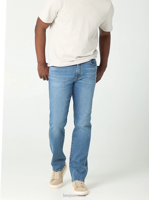 Lee Men Extreme Motion Regular Fit Straight Leg Jean Neeson Clothing 480T557 - Image 1