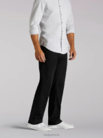 Lee Men Extreme Motion Relaxed Fit Pant (Big & Tall) Black Clothing 480T750 - Image 3