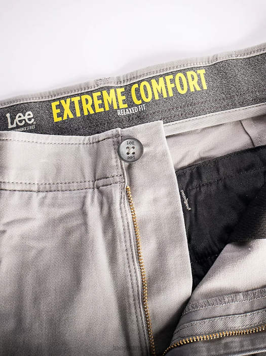 Lee Men Extreme Motion Relaxed Fit Pant (Big & Tall) Black Clothing 480T750 - Image 4