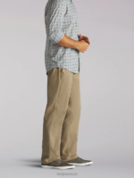 Lee Men Extreme Motion Relaxed Fit Pant (Big & Tall) Khaki Clothing 480T751 - Image 3