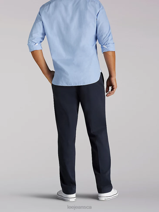 Lee Men Extreme Motion Relaxed Fit Pant (Big & Tall) Navy Clothing 480T752 - Image 2