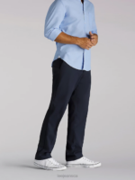 Lee Men Extreme Motion Relaxed Fit Pant (Big & Tall) Navy Clothing 480T752 - Image 3