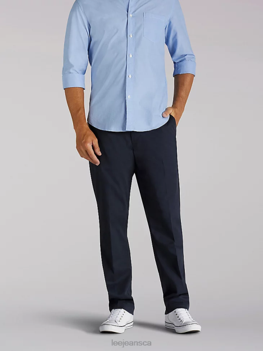 Lee Men Extreme Motion Relaxed Fit Pant (Big & Tall) Navy Clothing 480T752 - Image 5