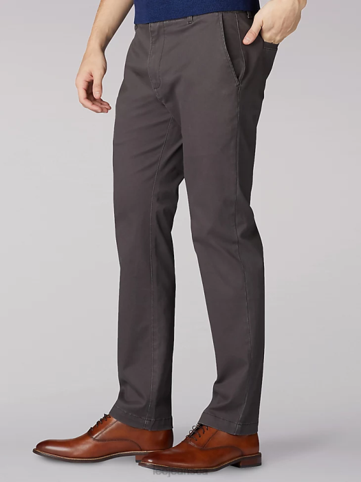 Lee Men Extreme Motion Slim Fit Khaki Pant Dark Grey Clothing 480T764 - Image 3