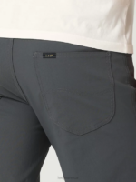 Lee Men Extreme Motion Slim Fit Synthetic Pant Charcoal Clothing 480T711 - Image 5