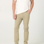 Lee Men Extreme Motion Slim Fit Synthetic Pant Kansas Khaki Clothing 480T705