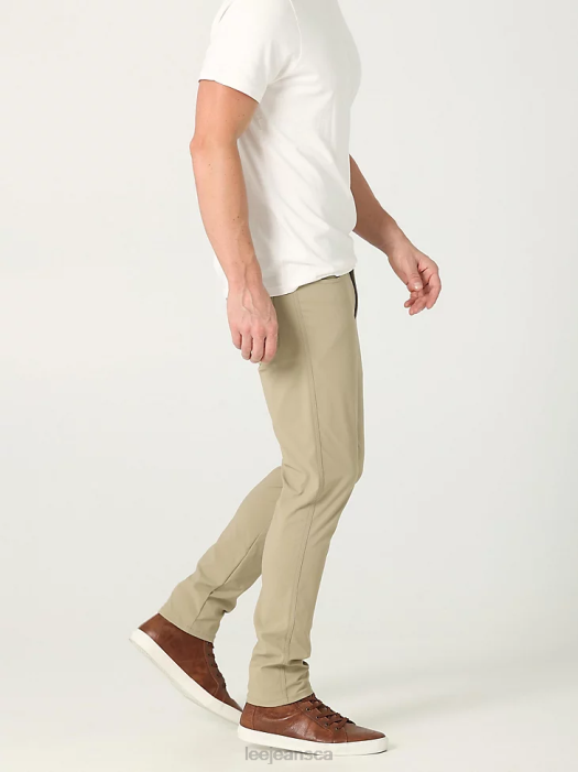 Lee Men Extreme Motion Slim Fit Synthetic Pant Kansas Khaki Clothing 480T705 - Image 3
