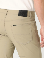 Lee Men Extreme Motion Slim Fit Synthetic Pant Kansas Khaki Clothing 480T705 - Image 5